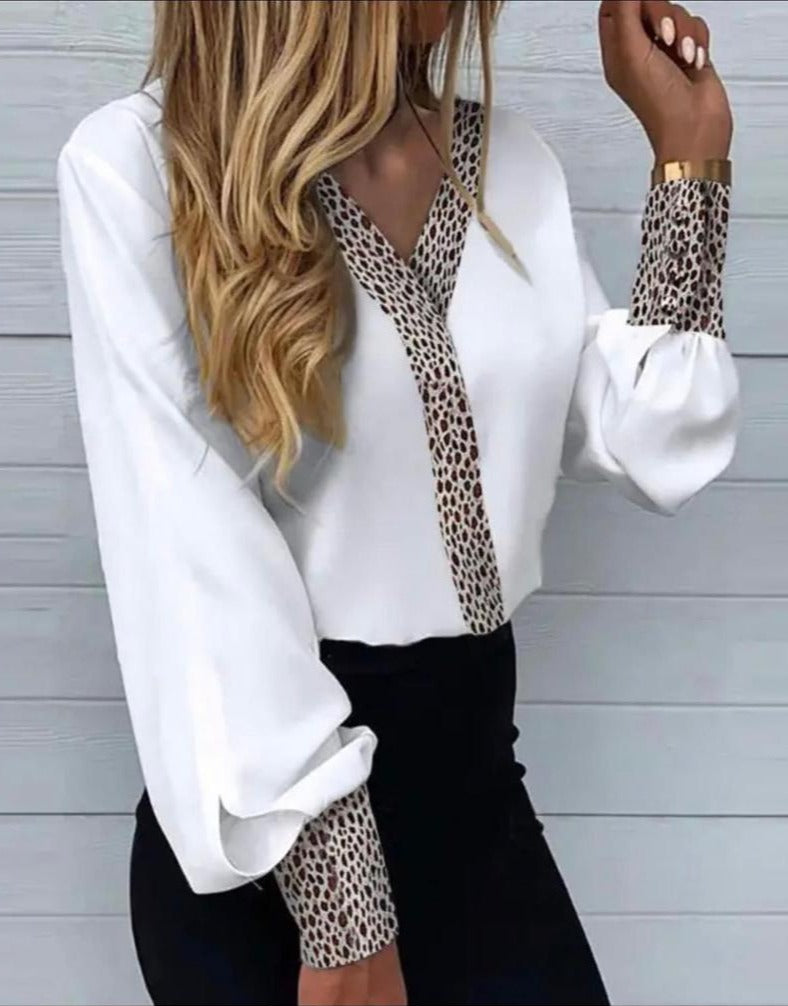 Bluza eleganta cu imprimeu TSH428