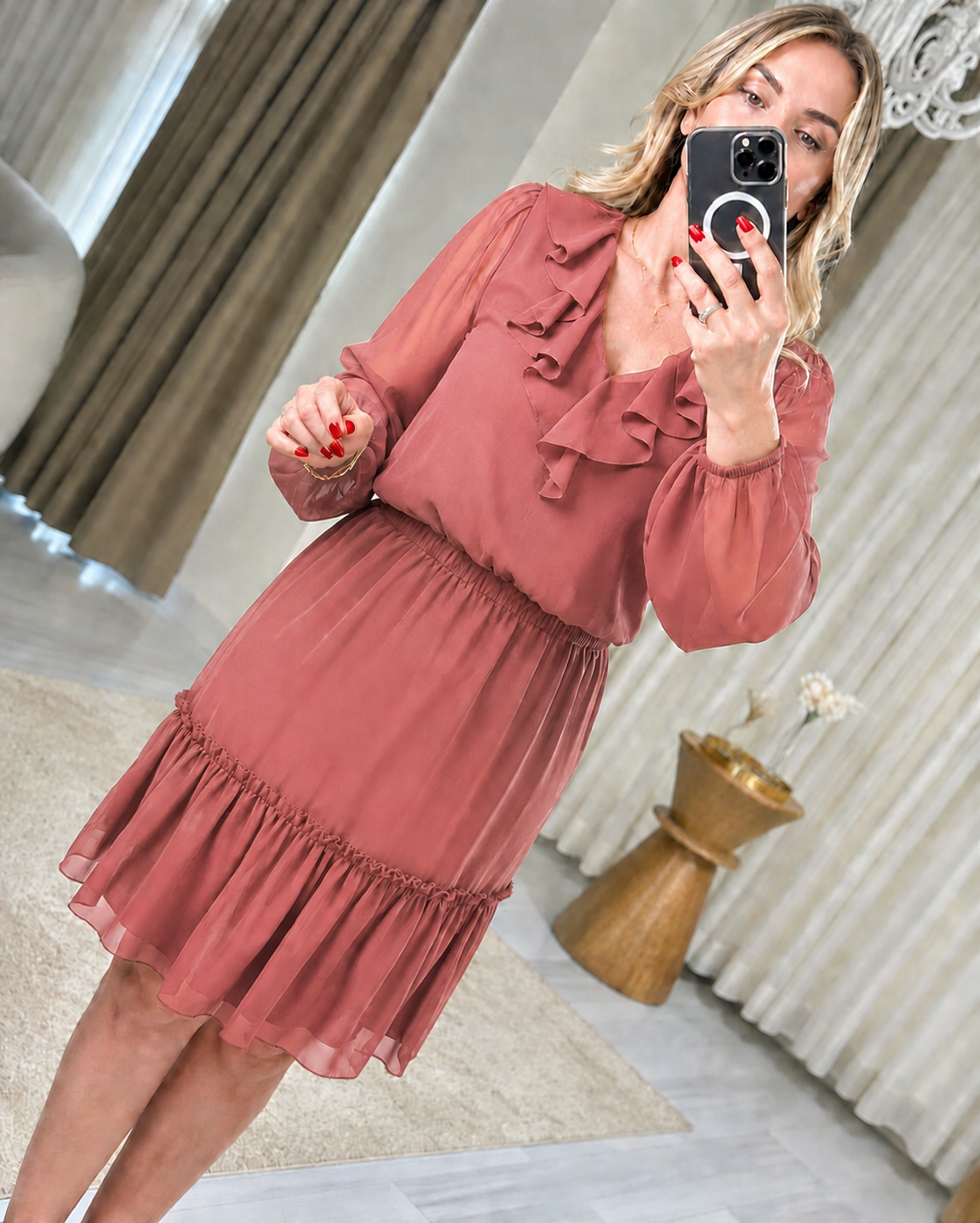 Rochie din voal TSH371