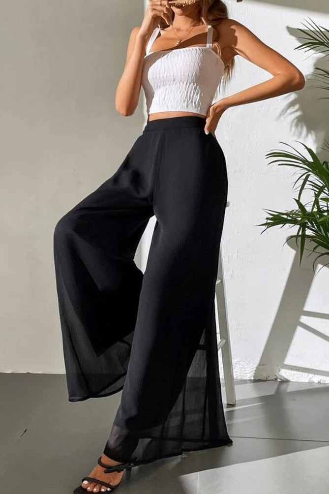 Pantaloni din voal TSH395