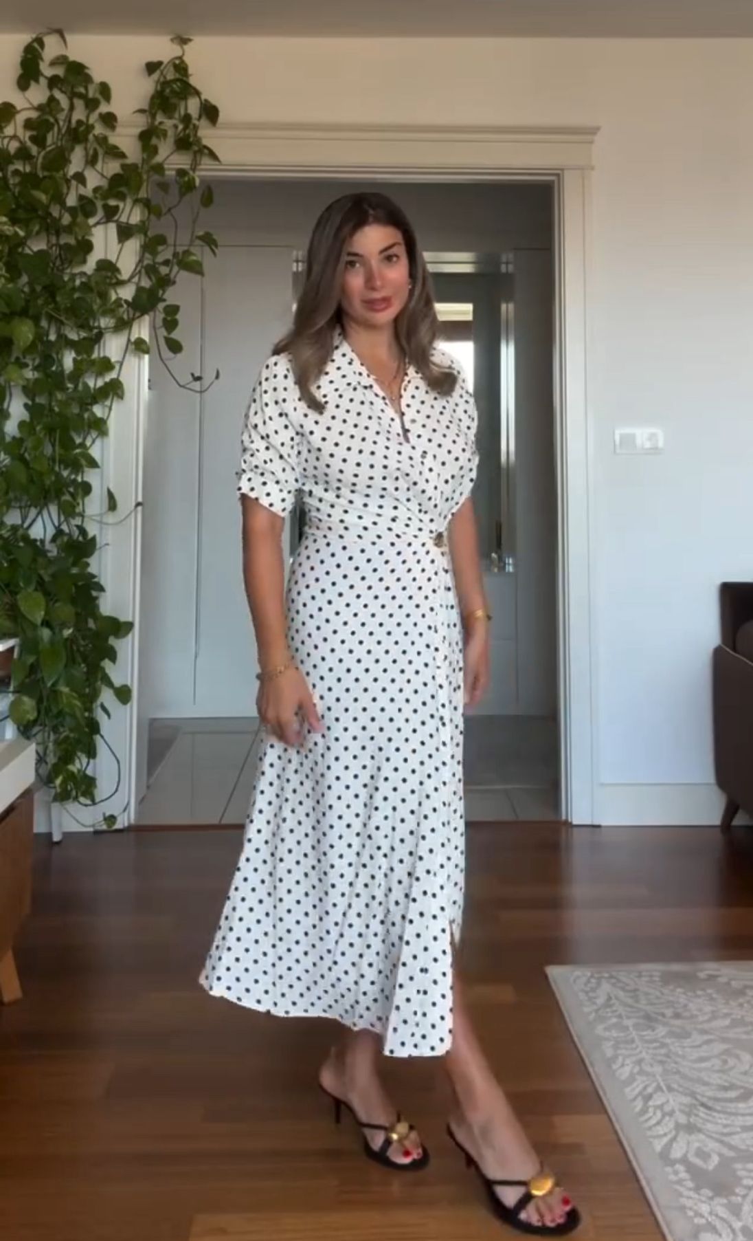 Rochie cu buline TSH555