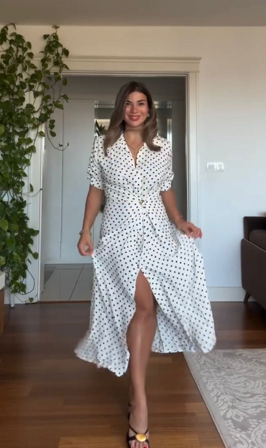 Rochie cu buline TSH555