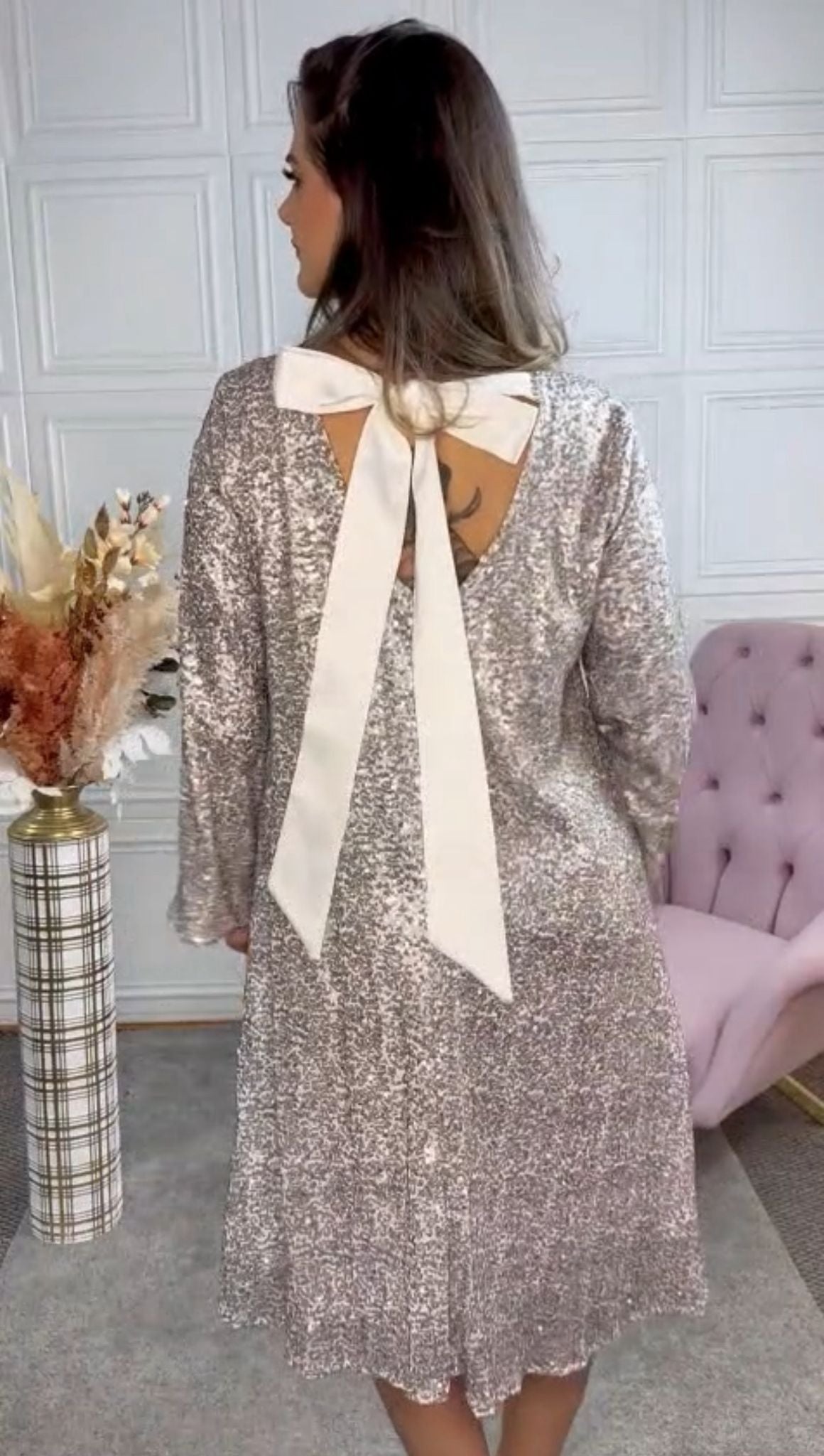Rochie eleganta cu funda TSH564