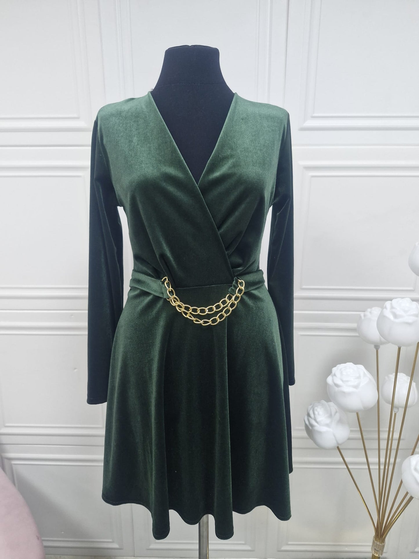 Rochie  din catifea TSH01