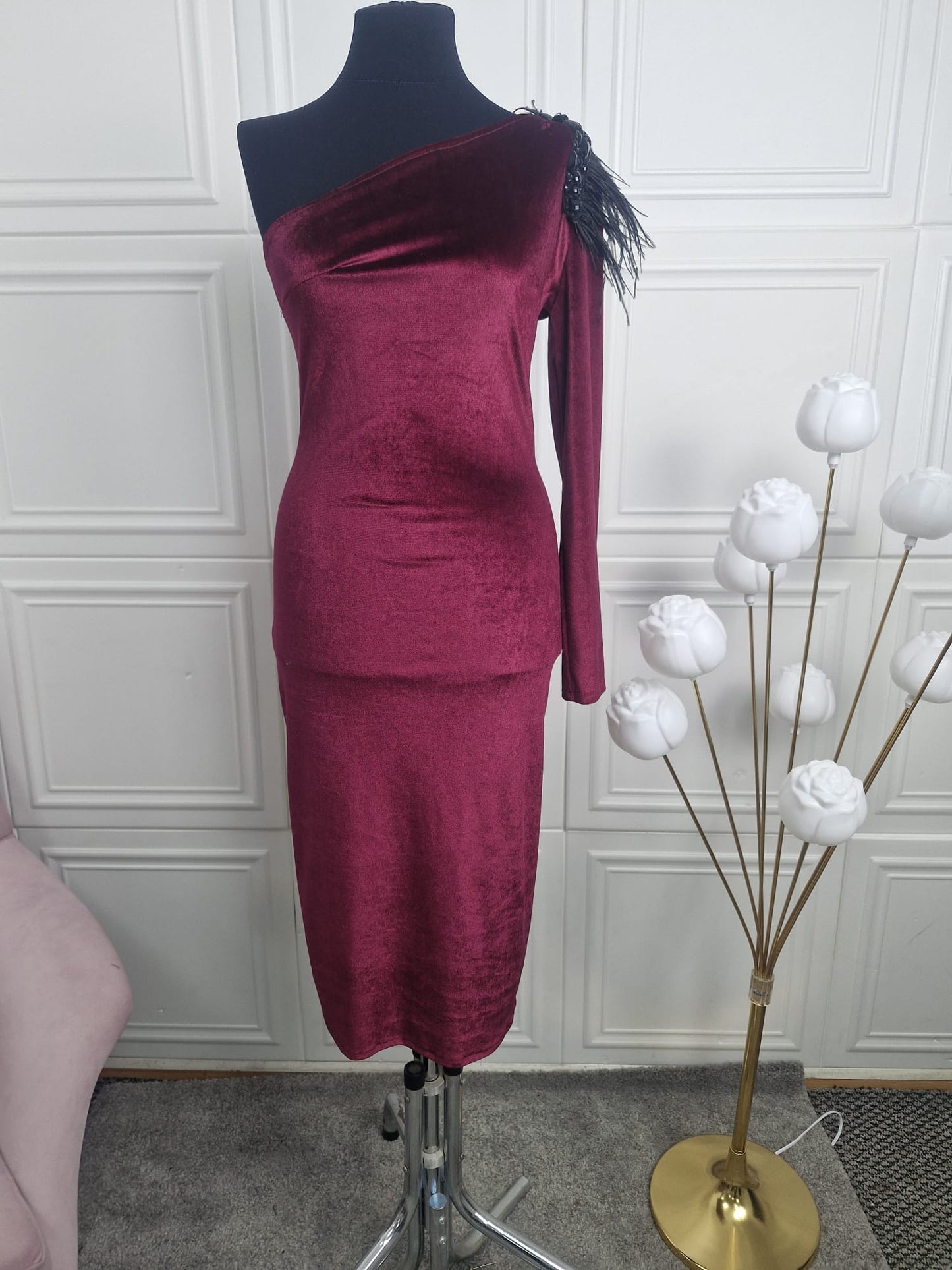 Rochie  din catifea TSH04